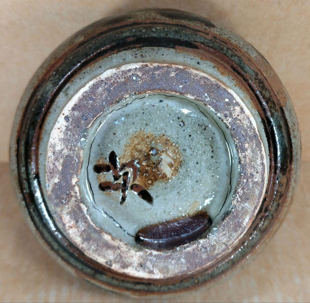 【本物保証】金城次郎 魚紋香合 共箱 栞 人間国宝 壷屋焼 壺屋焼 美品 盒子