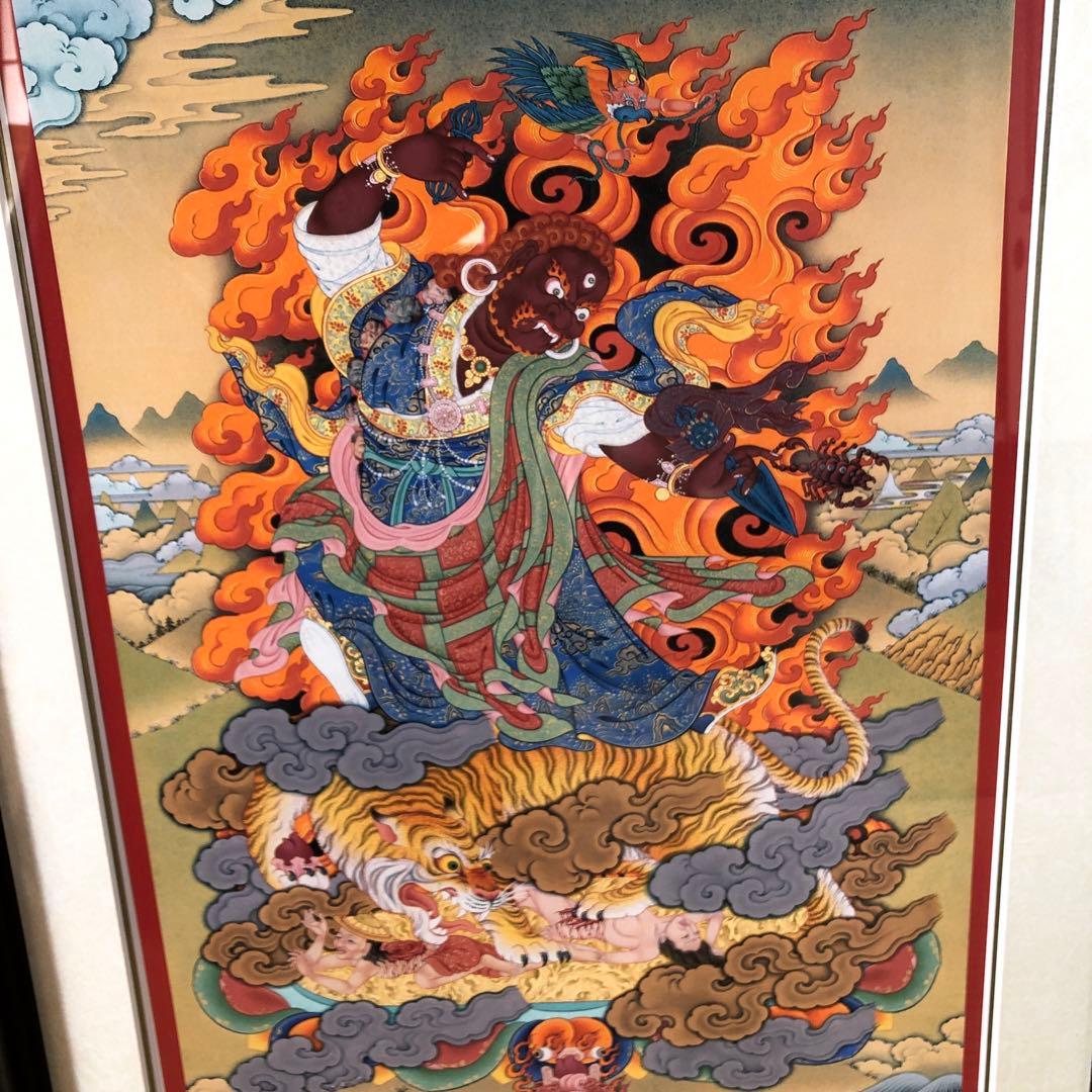 チベット　タンカ　ドルジェ・ドル