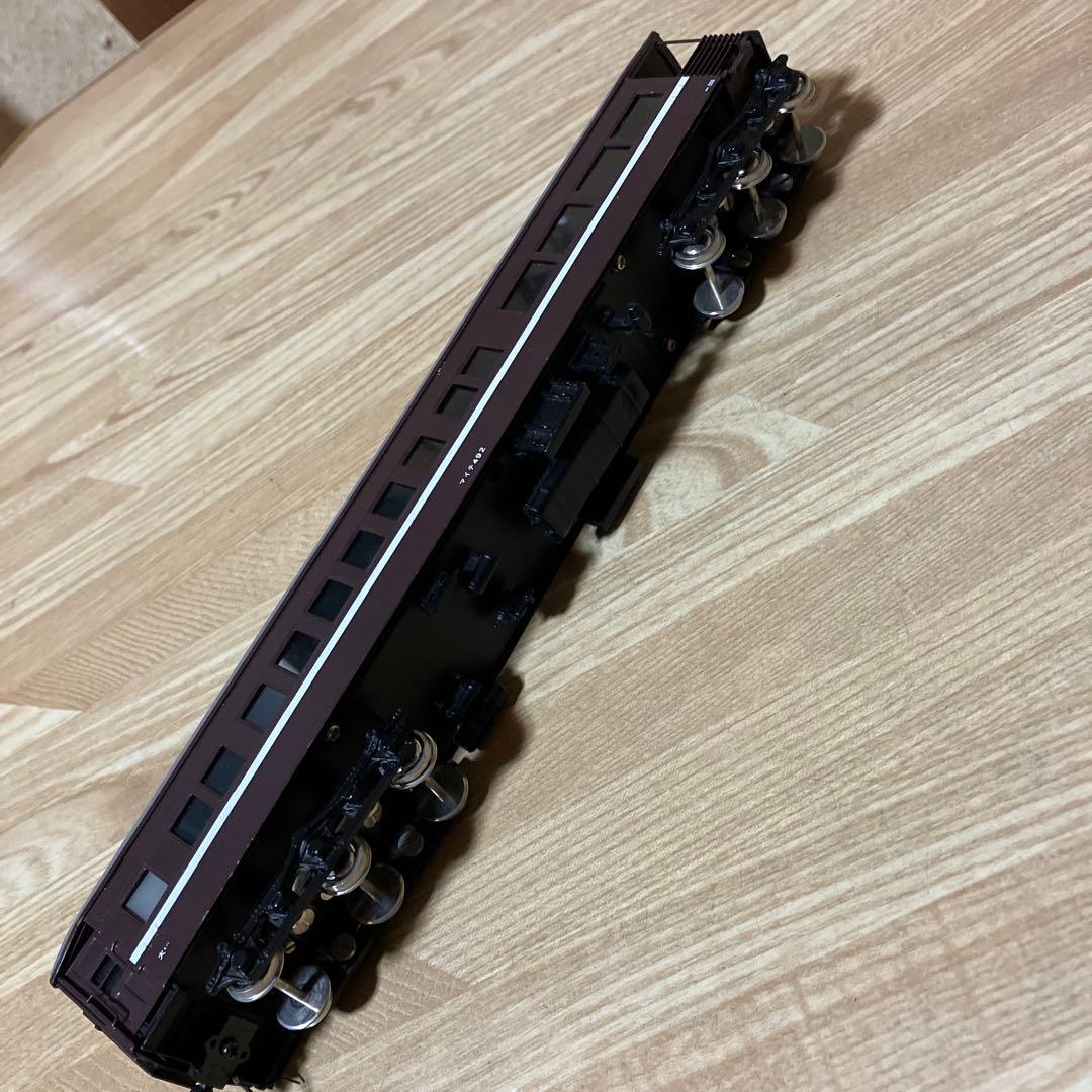 茶色 窓付き 客車 鉄道模型　HOゲージ