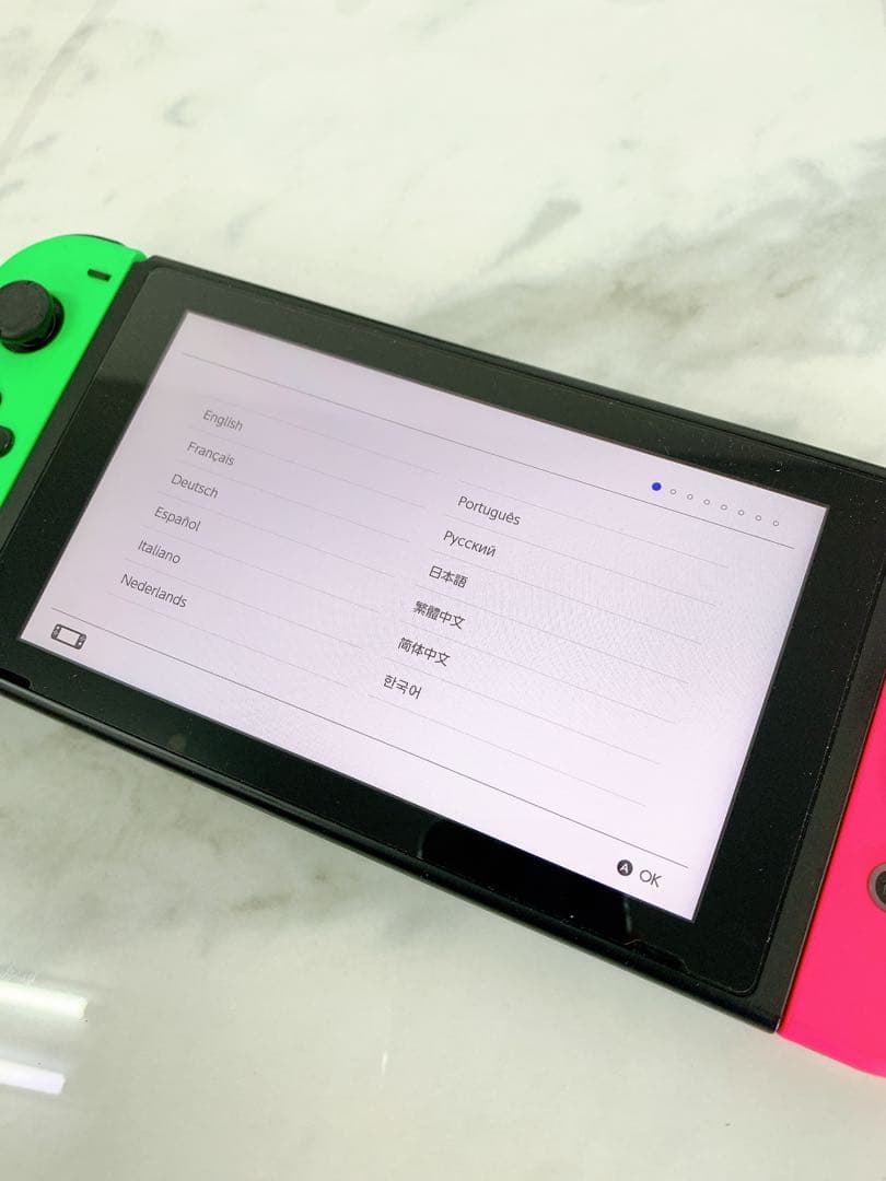 ＄Nintendo Switch HAC-001 本体　ネオンピンク　グリーン