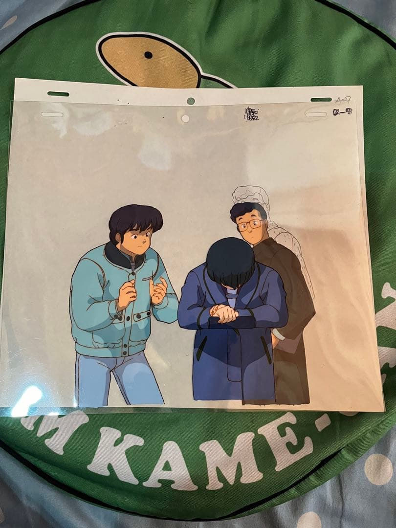 めぞん一刻五代裕作四谷セル画&原画？動画？セット めぞん一刻 五代