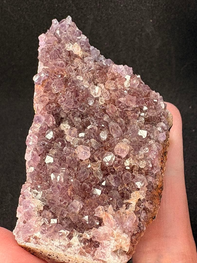 化石・鉱物コレクション アラカム鉱山産 アメジスト クラスター プラス