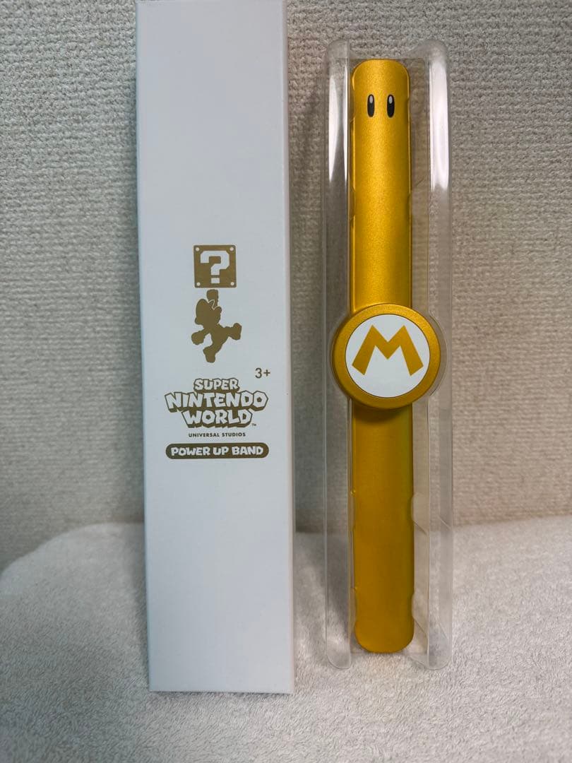 USJ数量限定 ゴールドパワーアップバンド マリオスーパーニンテンドー