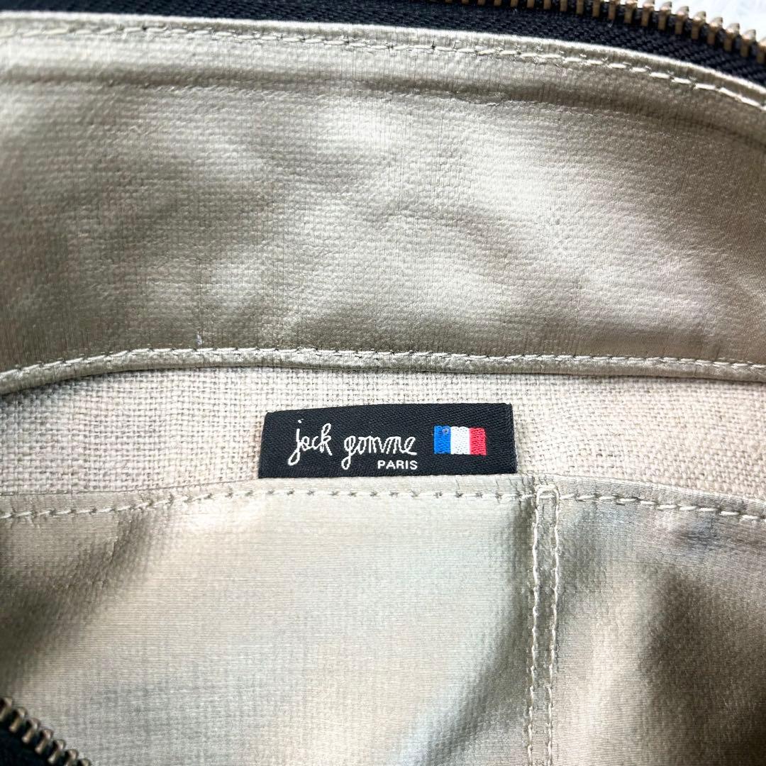 jackgomme ショルダーバッグ 2way 軽量 シャンパンゴールド