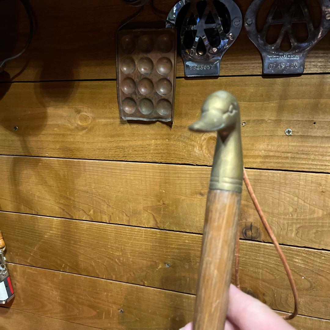 ヴィンテージ真鍮✖️木製靴ベラ