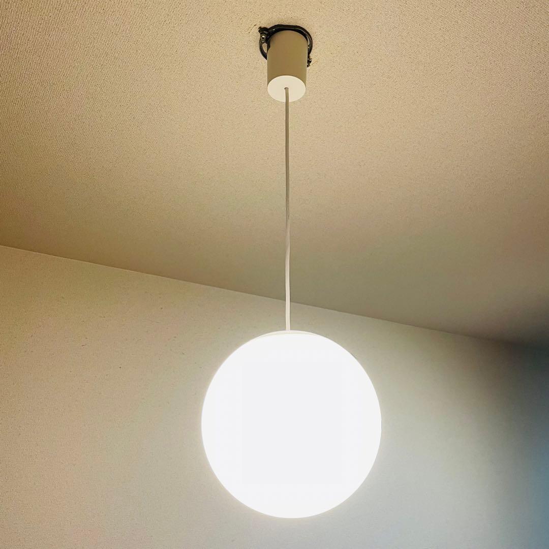 美品】無印良品 ペンダントライト 光の球 白MJ-PM25A-W 深澤直人氏
