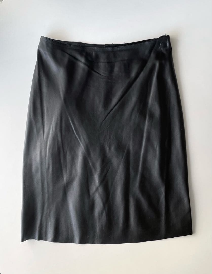 スカート MIU MIU Leather Skirt 44
