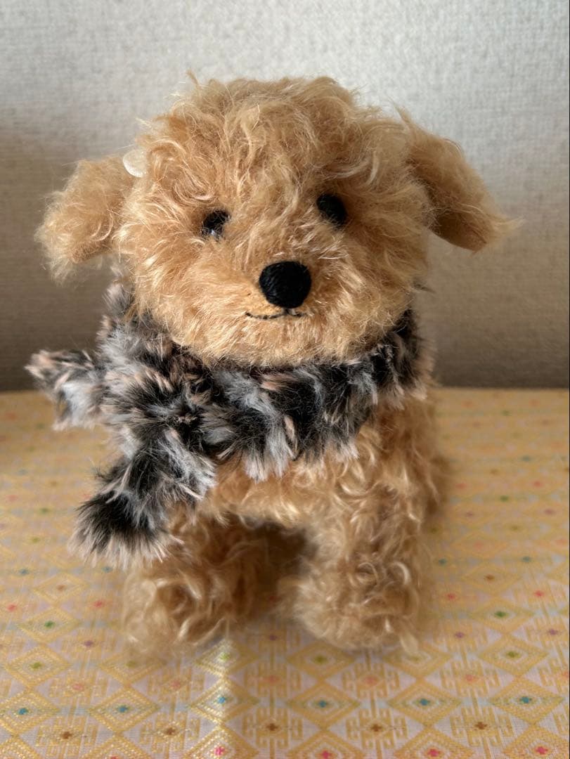 ハンドメイド：テディベア ワンコ（トイプードル） 2501