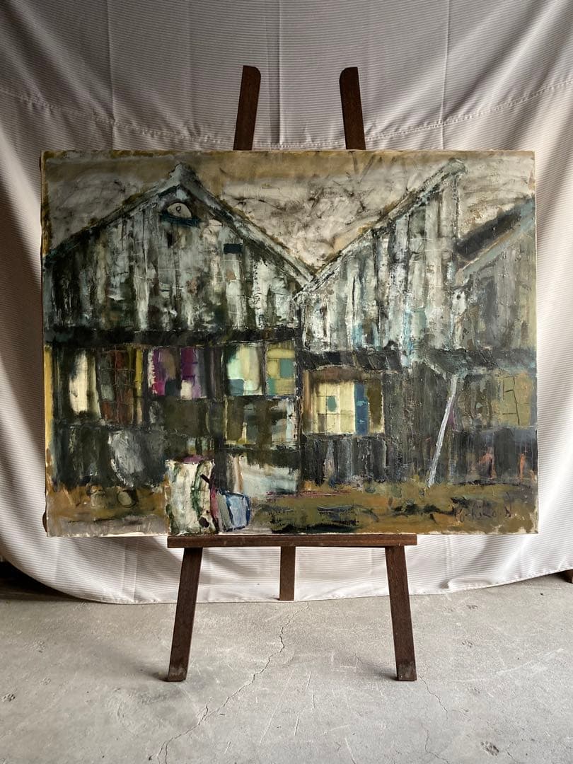 油彩画　油絵　美術 油絵画 絵画・油絵 絵画 油絵 絵画 vintage ART 絵画 vintage ART Zx