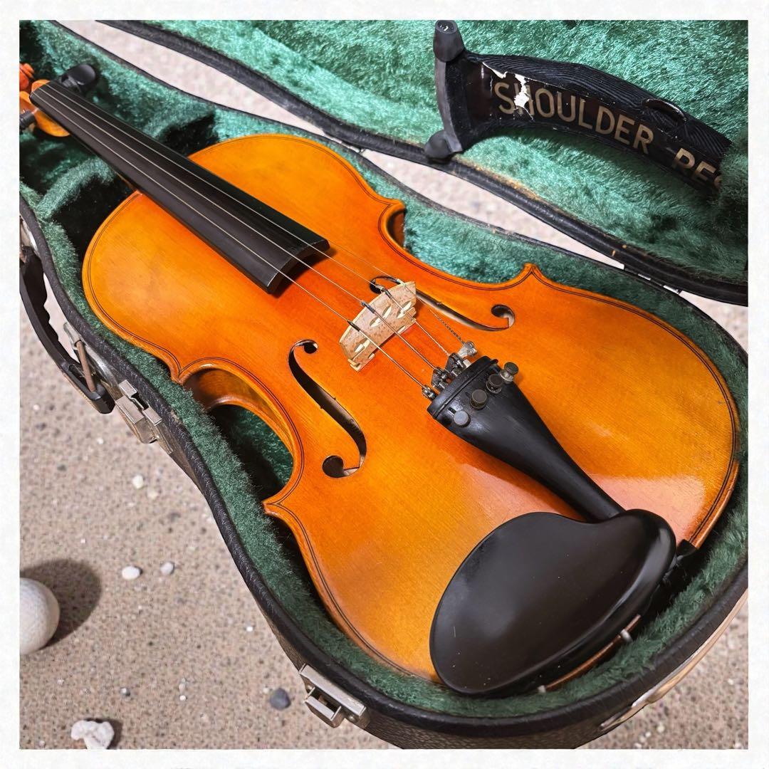 美品良杢】Suzuki バイオリン No.330 3/4 82年製 美品 木目 Suzuki 3/4