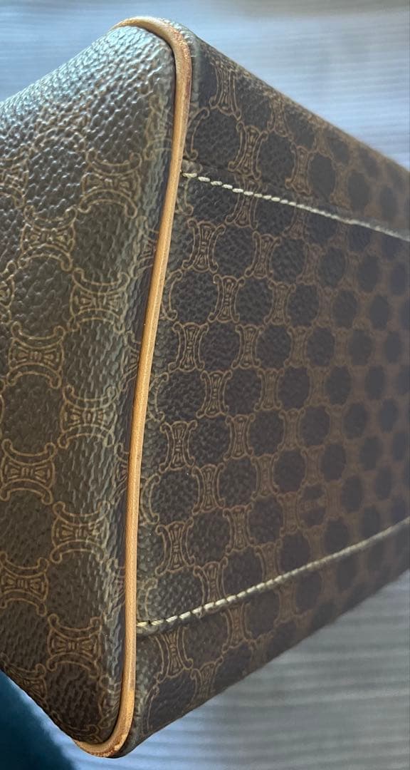 CELINE ⭐︎ブラウン⭐︎マカダム柄ミニボストンハンドバッグ