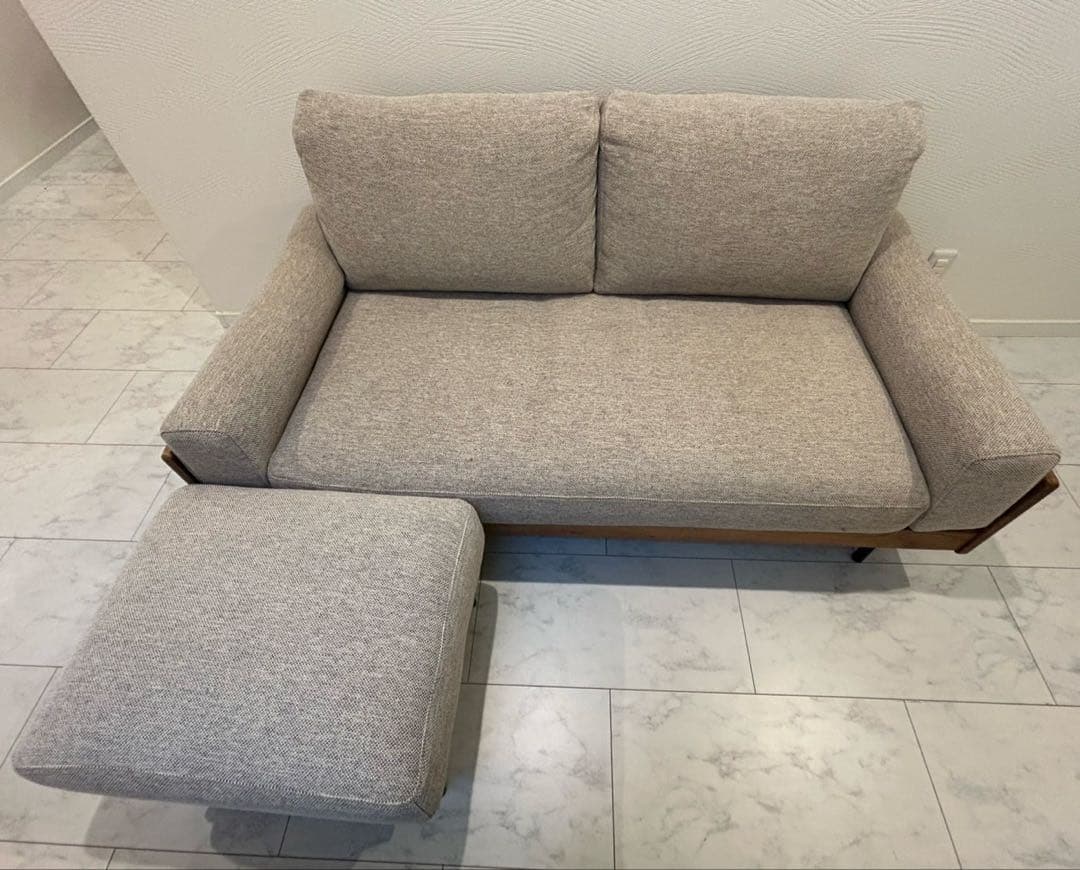 unicoウニコ TREL(トレル)カバーリングソファ 2.5人掛け+オットマン