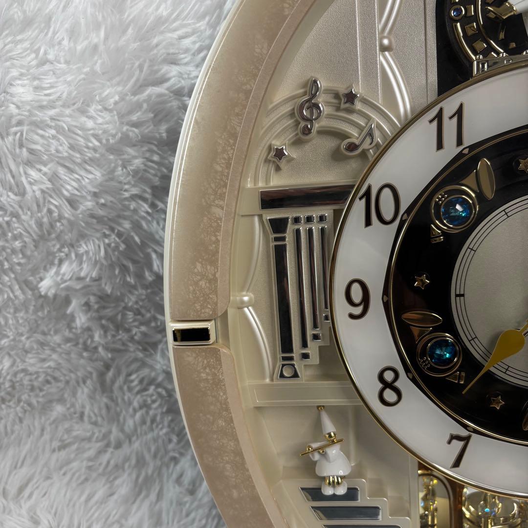 【限定✨美品✨】セイコー からくり　掛け時計 電波時計　30曲