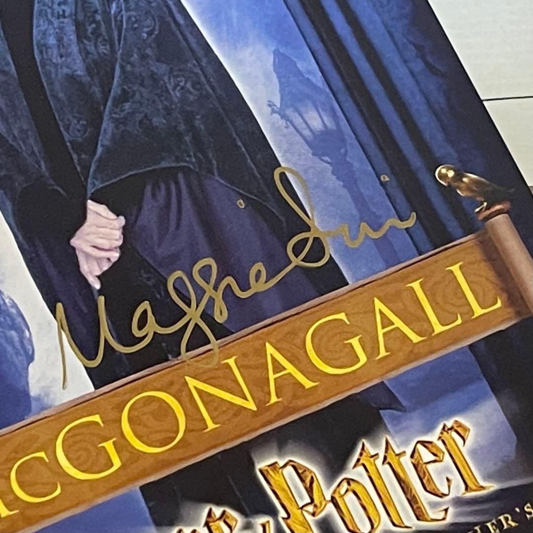ハリーポッター マクゴナガル先生 直筆サイン マギー・スミス 2005年