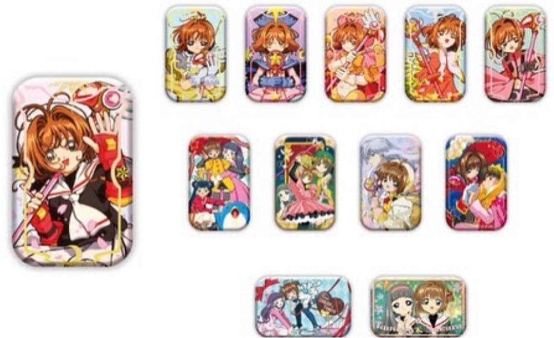 CCさくら.カードキャプターさくら スクエア缶バッジ コンプリートセット