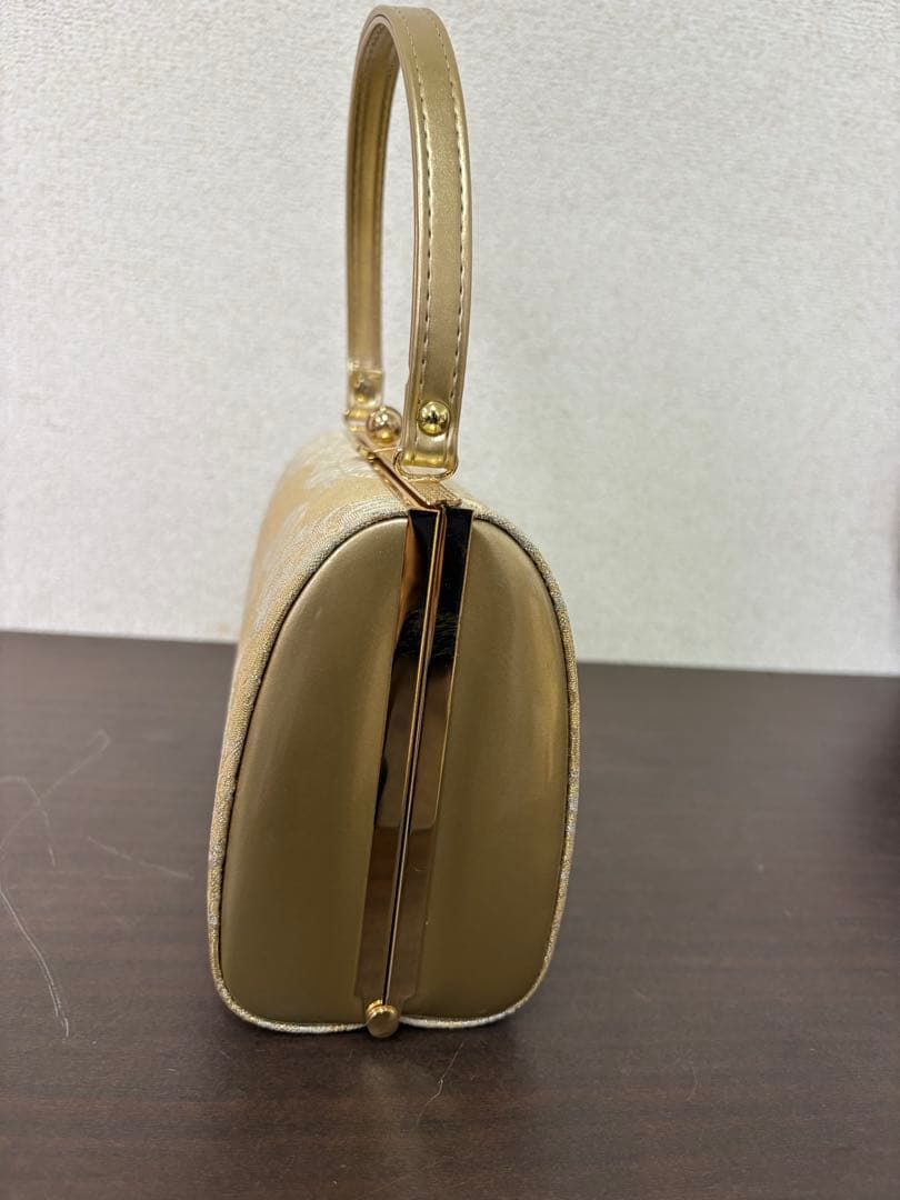 和装セット　バッグ　下駄　草履　ゴールド　着物　入学式　冠婚葬祭/C-0