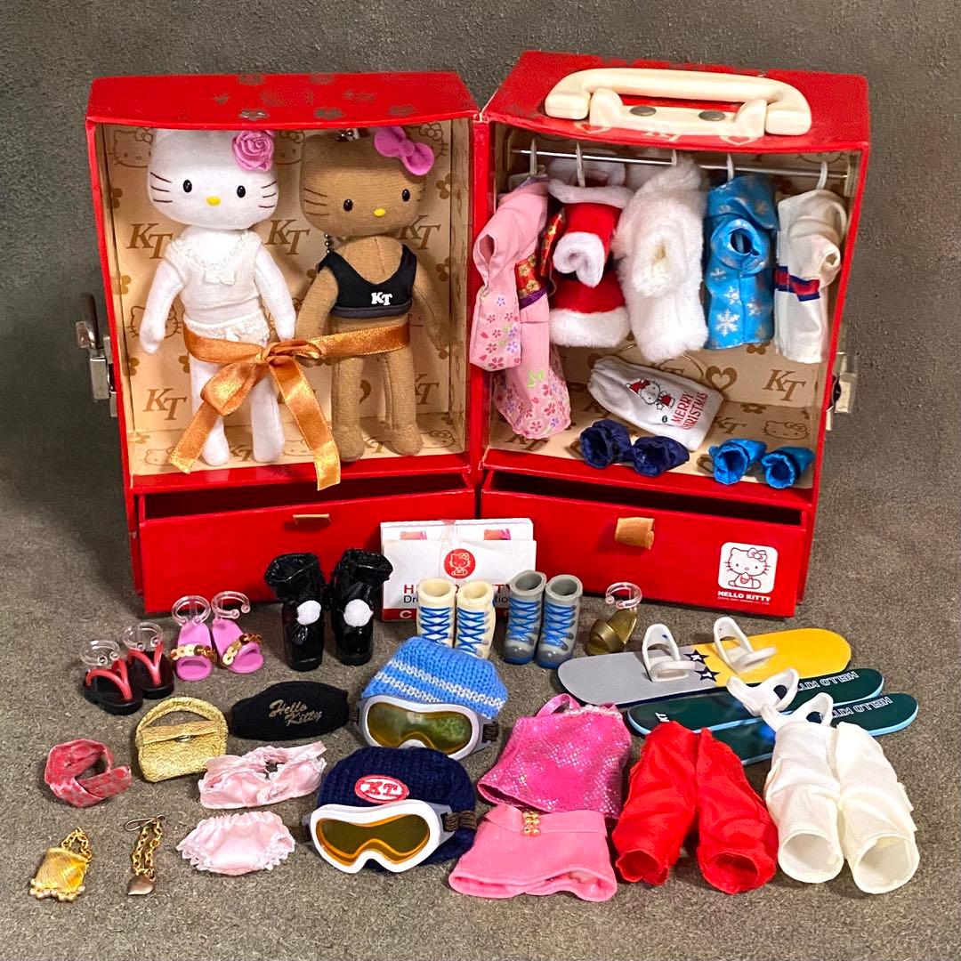 ハローキティ ドレスアップ コレクション マスコット 服 キャリーケース ハローキティ ドレスアップ コレクション マスコット 服 キャリー