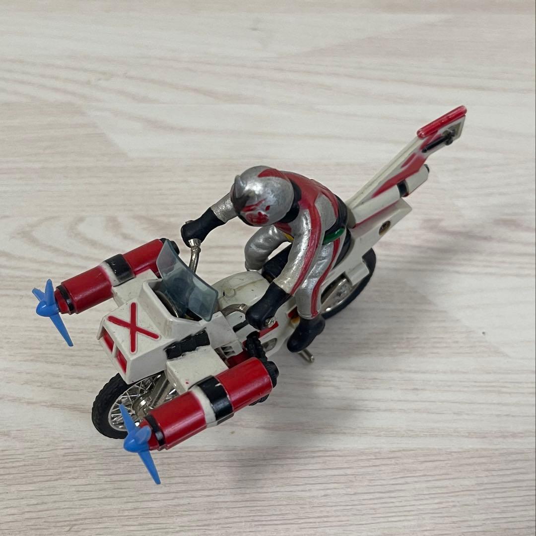 仮面ライダーX ポピニカ クルーザー バイク 当時物 ヴィンテージ