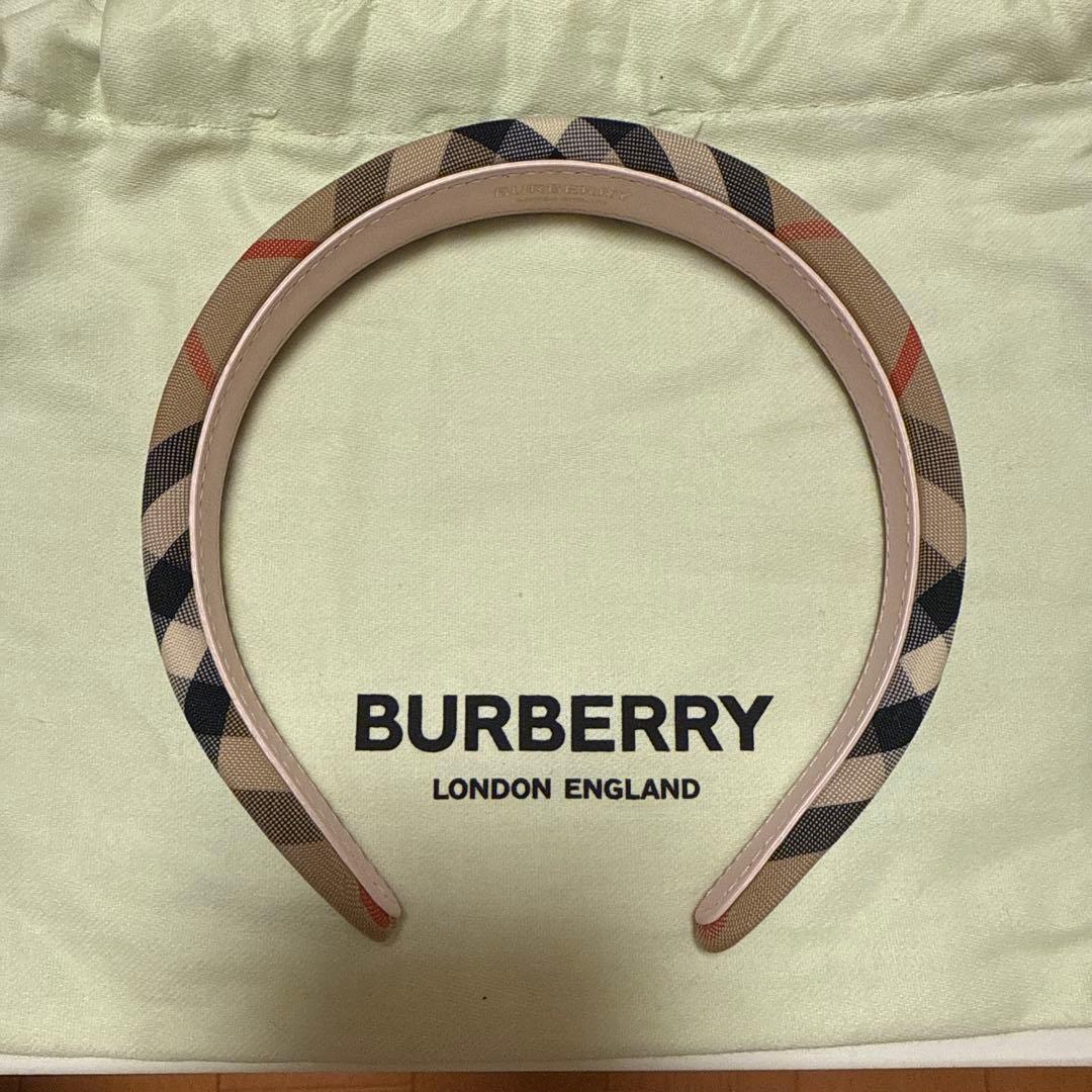 BURBERRY バーバリー　カチューシャ　ヘアアクセサリー