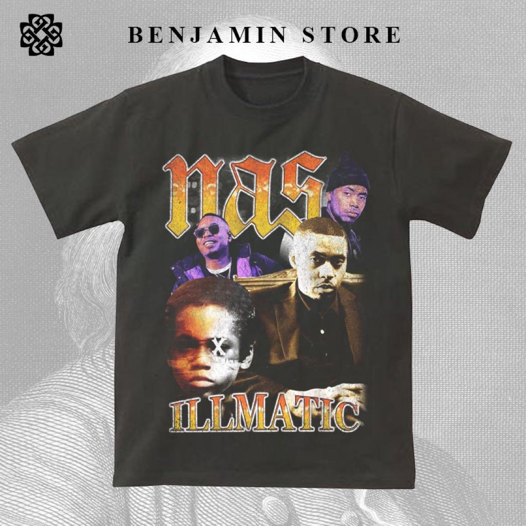 Nas ナズ Tシャツ ラップT ラップTシャツ ヒップホップ ラッパー