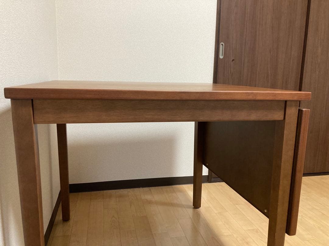 ウォールナット伸長式テーブル