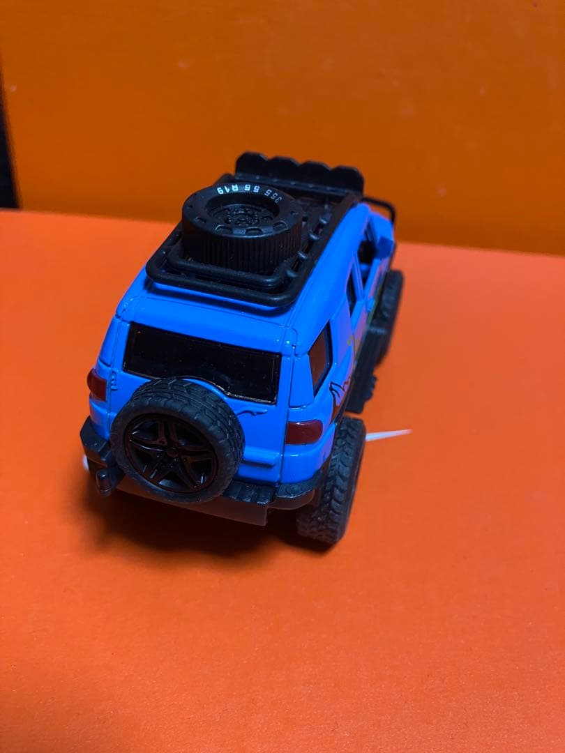 4台セット fjクルーザー cruiser SUV ミニカー ルーフラック付き