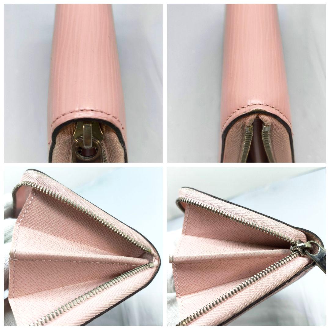 美品 ルイヴィトン エピ ジッピーパース ローズバレリーヌ ピンク