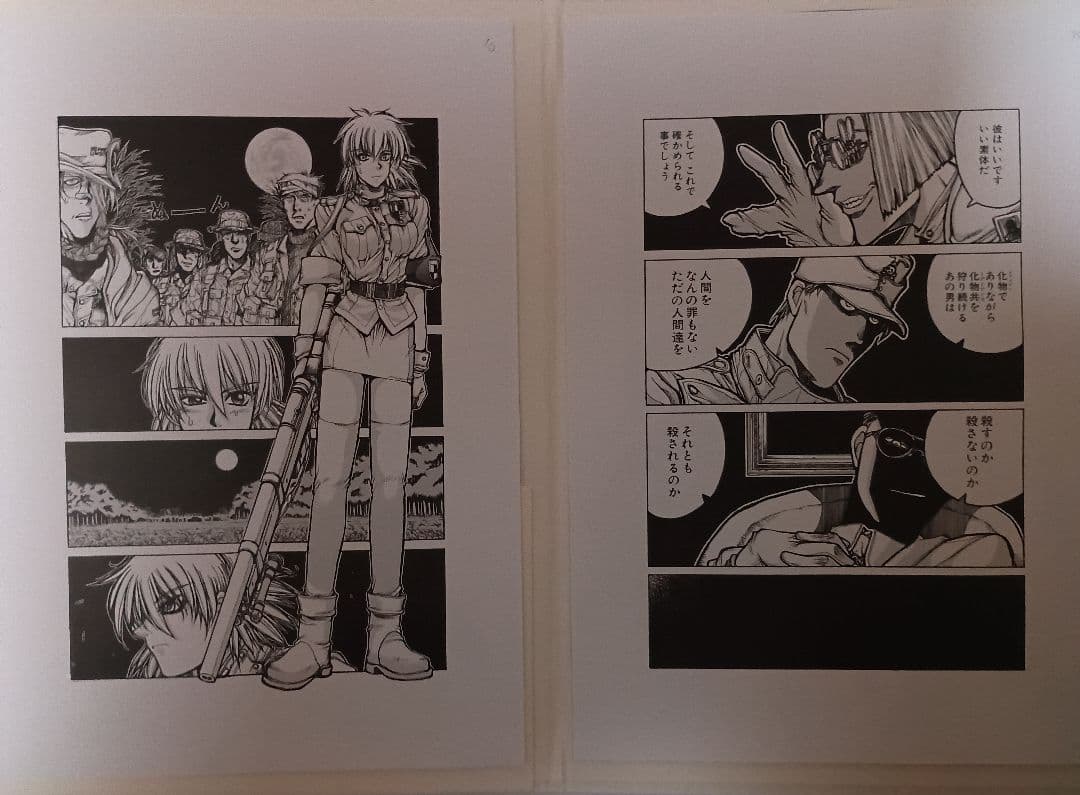 平野耕太 原画展 限定 B4 キャラファイングラフ HELLSING ヘルシング