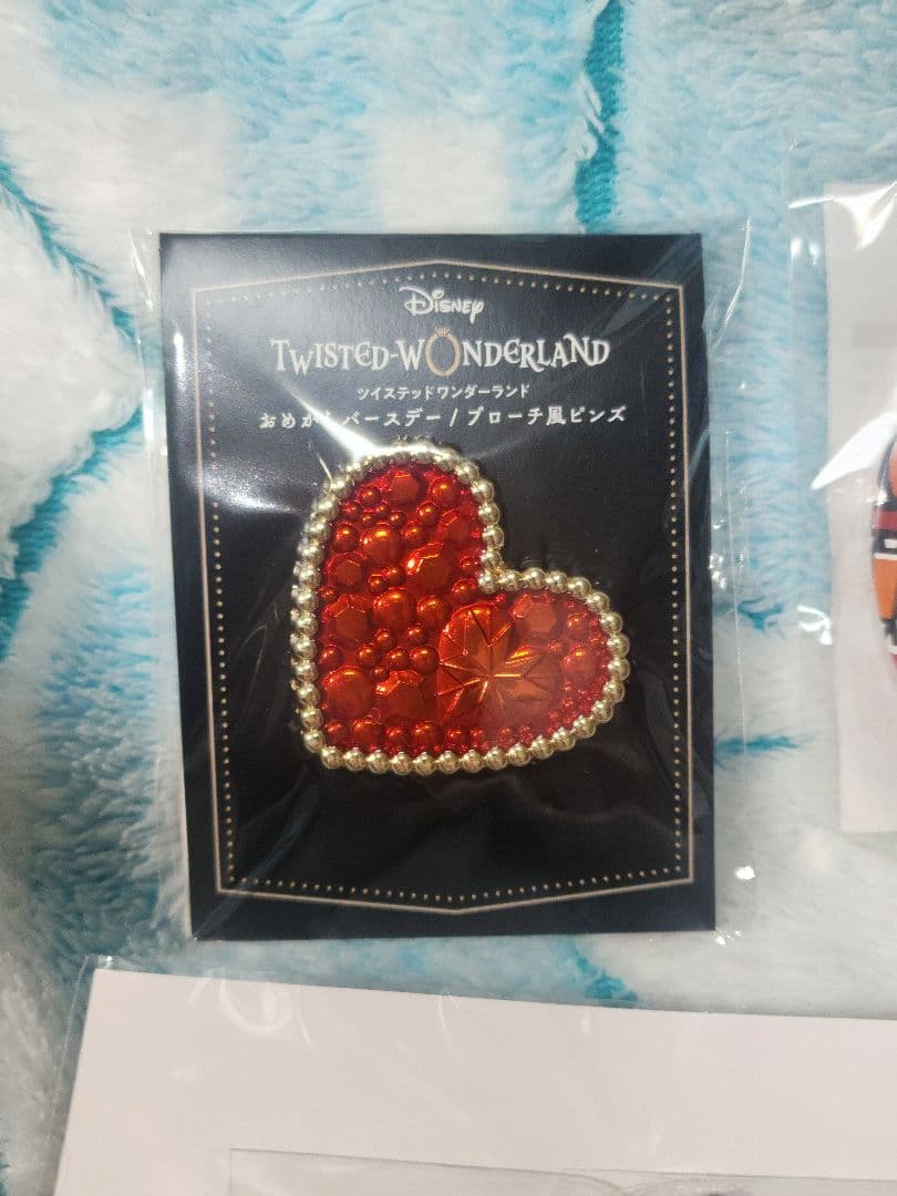 ★ツイステ　エース　プラチナ　バースデー　おめかし　ガーランド風クリアシート