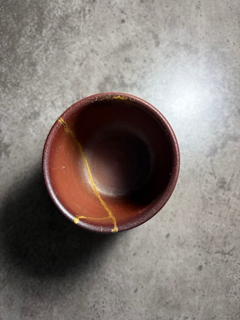 備前焼 金継ぎ 湯呑み｜一点もの｜侘び寂びの器