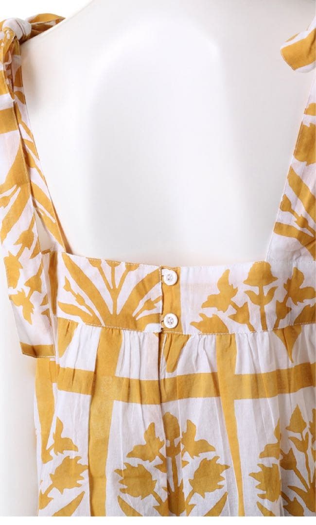 新品⭐︎EMMA TANK PALLADIO GRID リボンショルダーブラウス