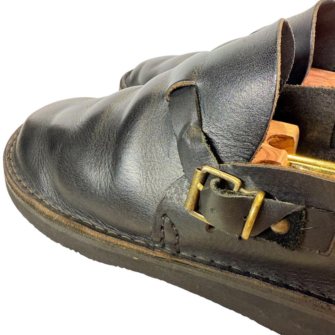 fracap プラカップ　シューズ（42）本革　オーロラシューズ　イタリア製　黒