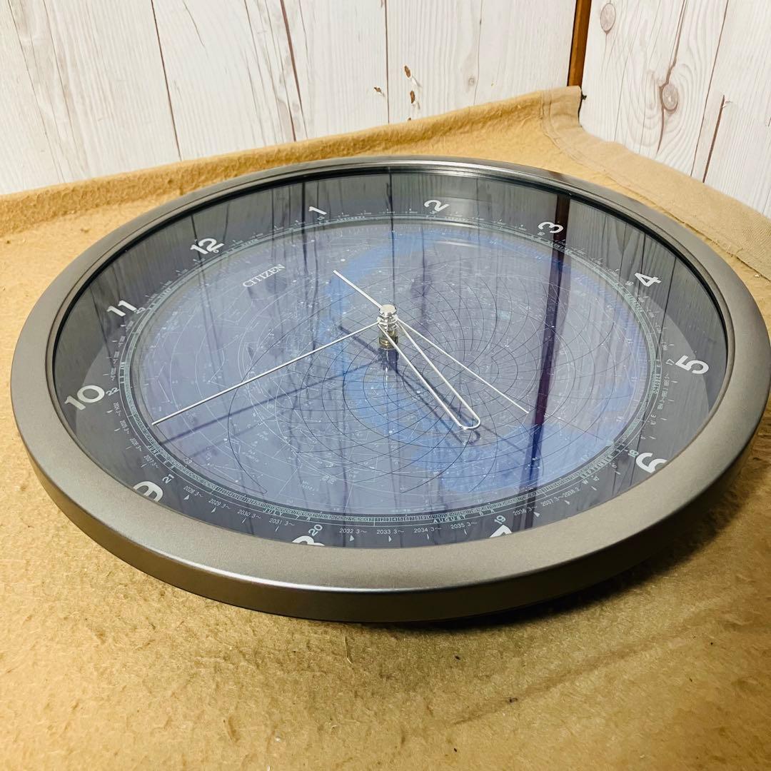 希少 CITIZEN 4MY602 掛時計 コスモサイン 天体 星座