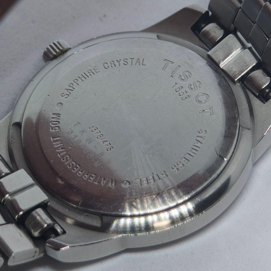 TISSOT PR50 J376/476 三針クォーツ腕時計 電池新品