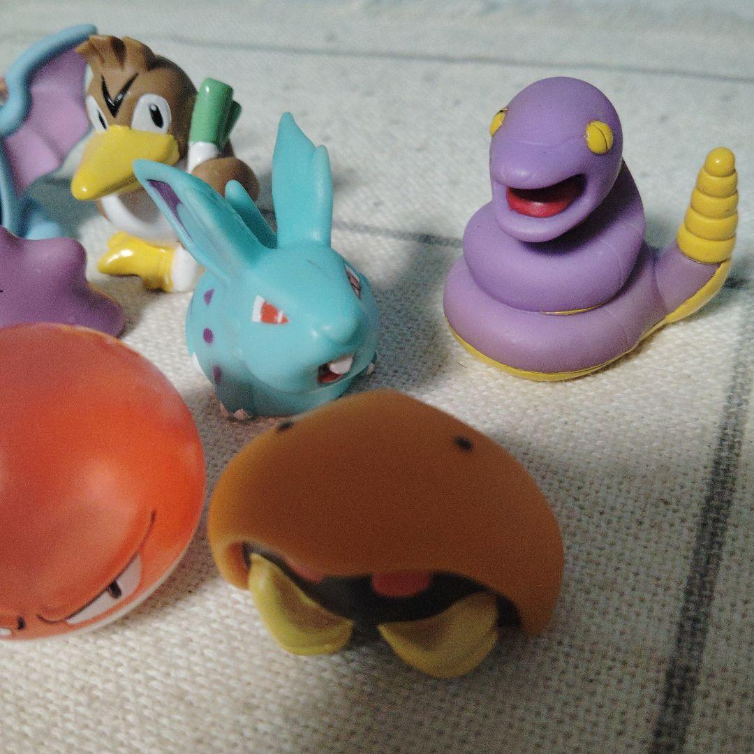 初期 ポケモンキッズ 指人形 まとめ売り 9体セット 当時物 ソフビ