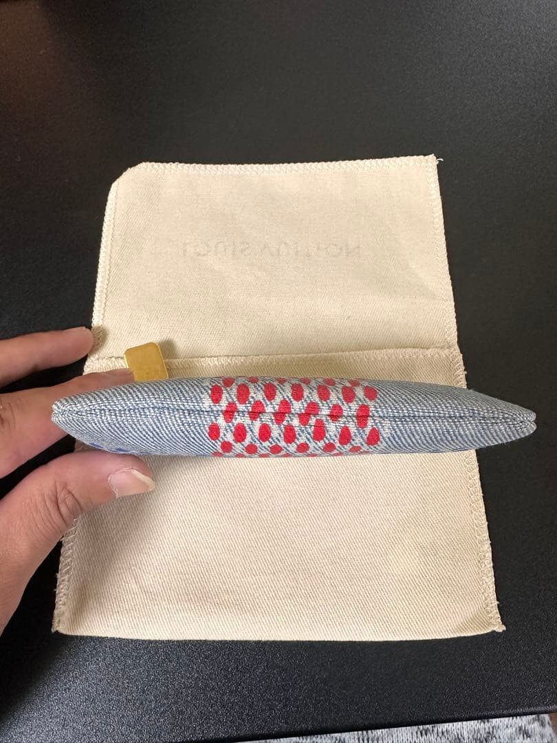 【値下げ交渉可】ルイヴィトン LV バーズ・ダミエ デニム ポシェット・クレ