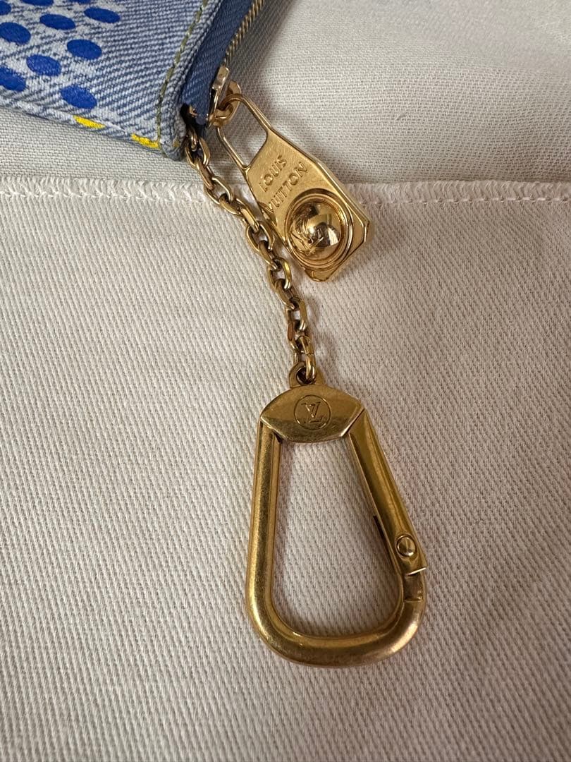 【値下げ交渉可】ルイヴィトン LV バーズ・ダミエ デニム ポシェット・クレ