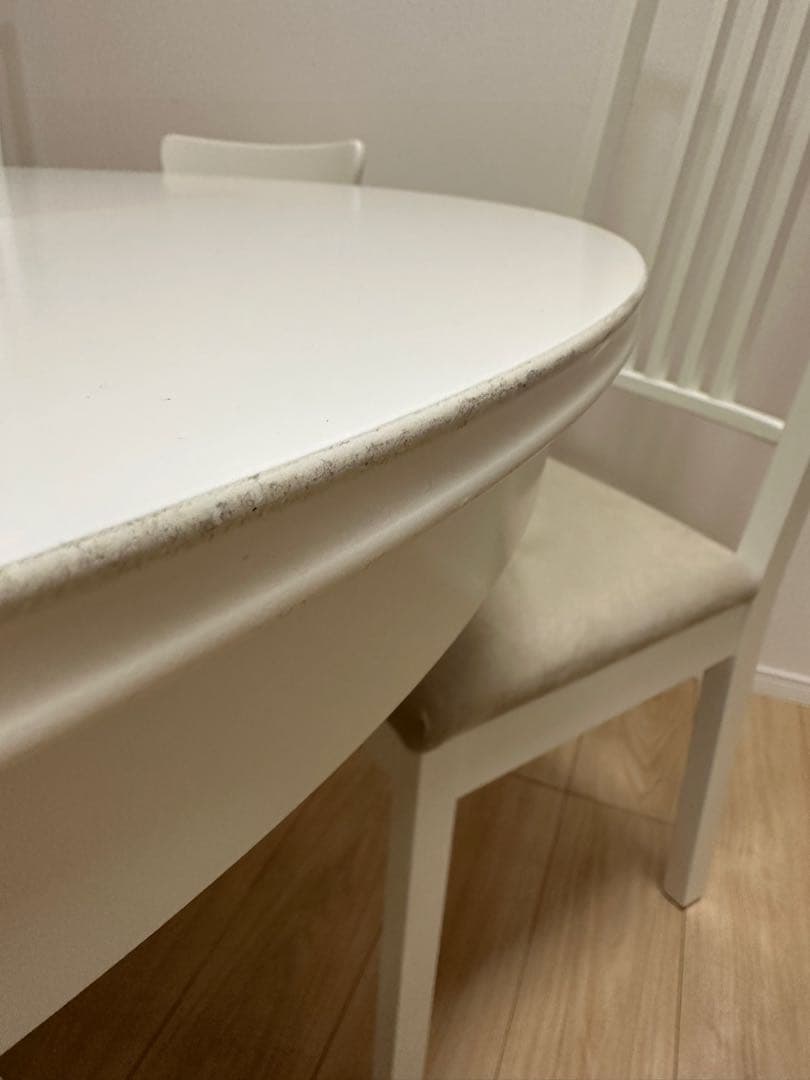 【高橋様】イケアIKEA ダイニングテーブル・チェア4脚セットホワイト