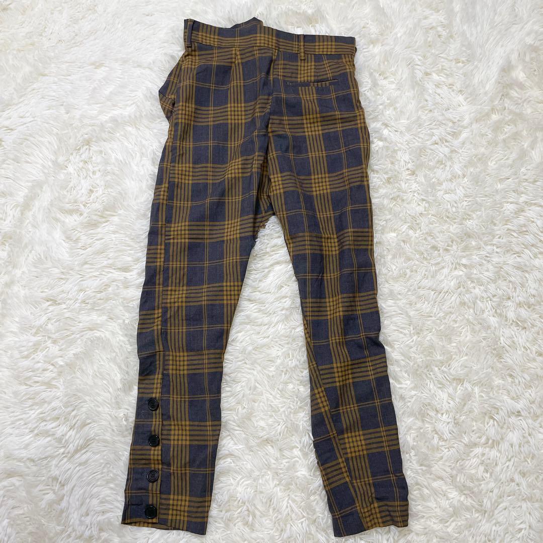 ヴィヴィアンウエストウッド変形パンツ　チェック　alcoholic トラウザーズ