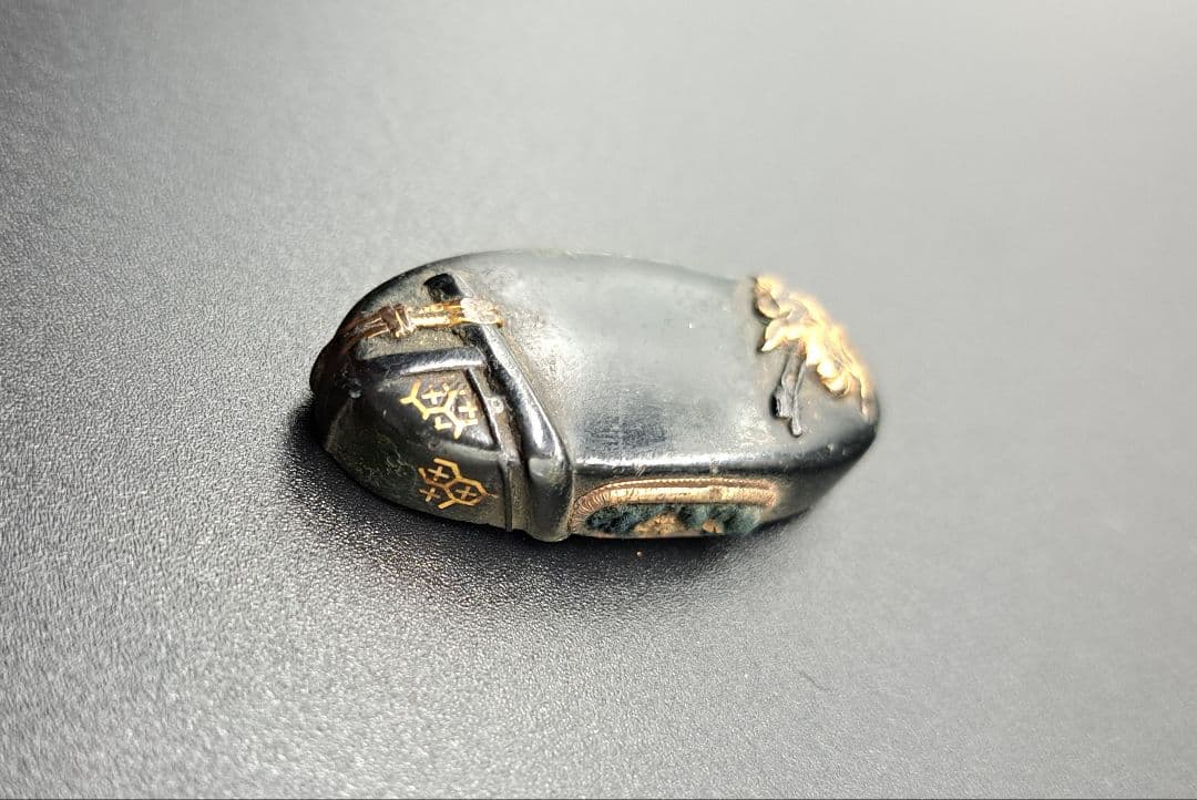 野鳥金象嵌柄頭縁頭揃い 日本刀 刀 刀装具 時代物 真剣 居合い 刀剣美術 侍