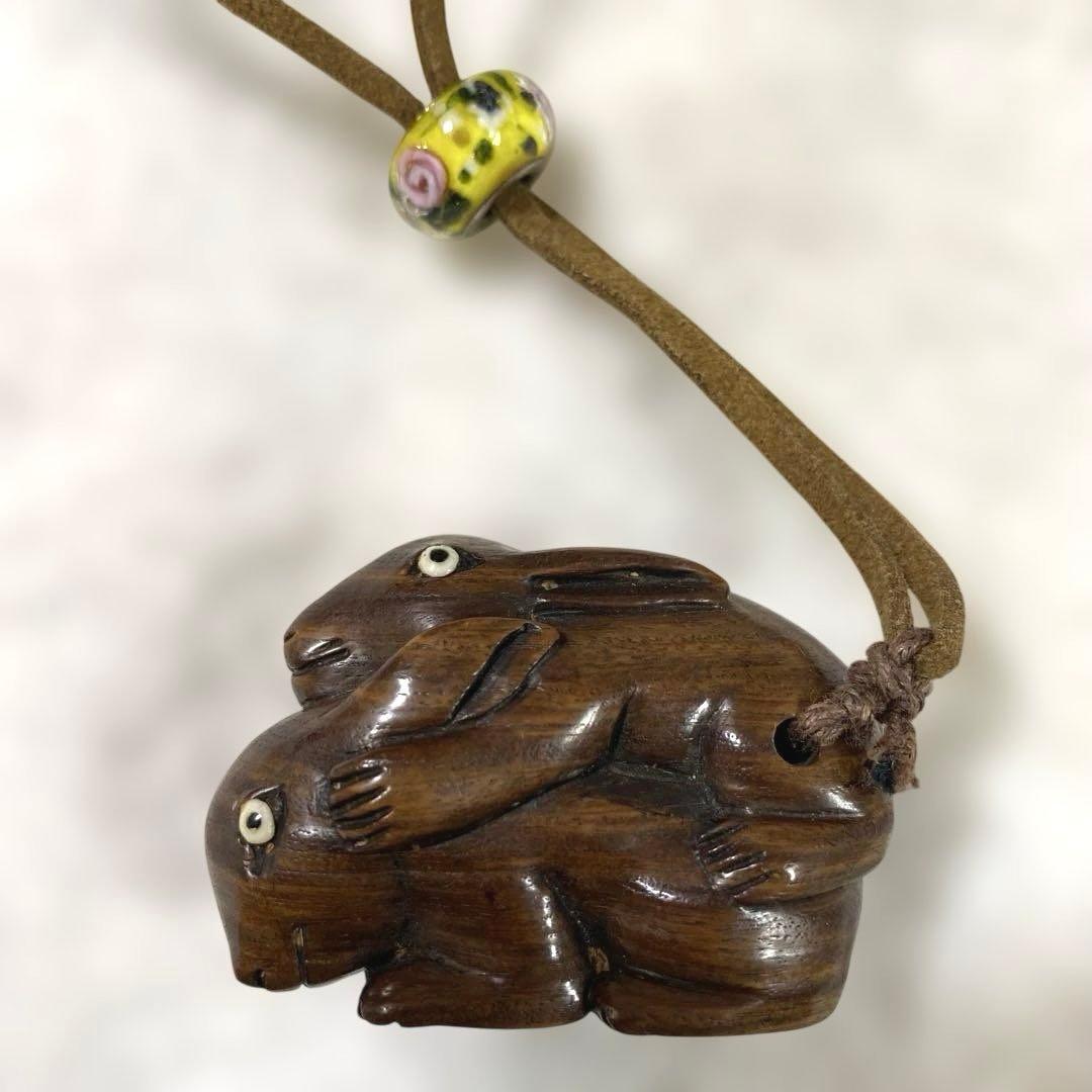 A-6 提物 下げ物 竹細工 在銘 根付 小物入れ 雑貨 時代物 美術品