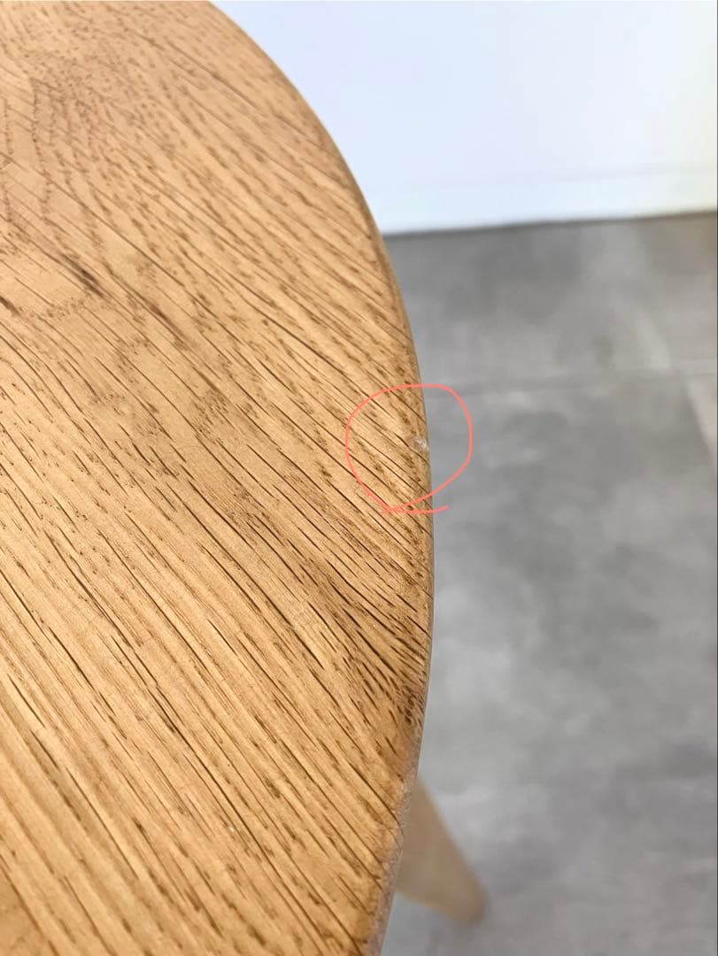 木製ラウンドスツール