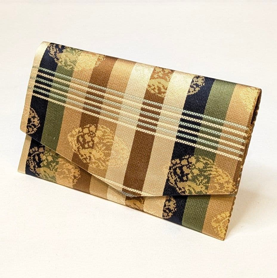 【セット売り・新品】 名物裂　江戸和久田金襴　金剛金襴　念珠入れ　懐紙入れ　正絹