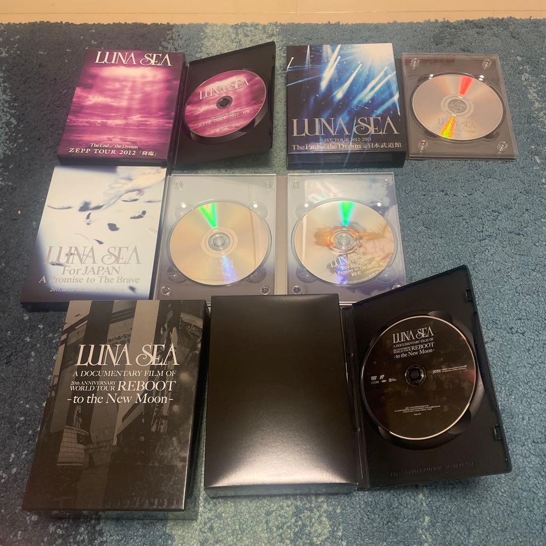 LUNA SEA DVD 8タイトルセット LUNA SEA CD ALBUM(8種)+DVD(2種)