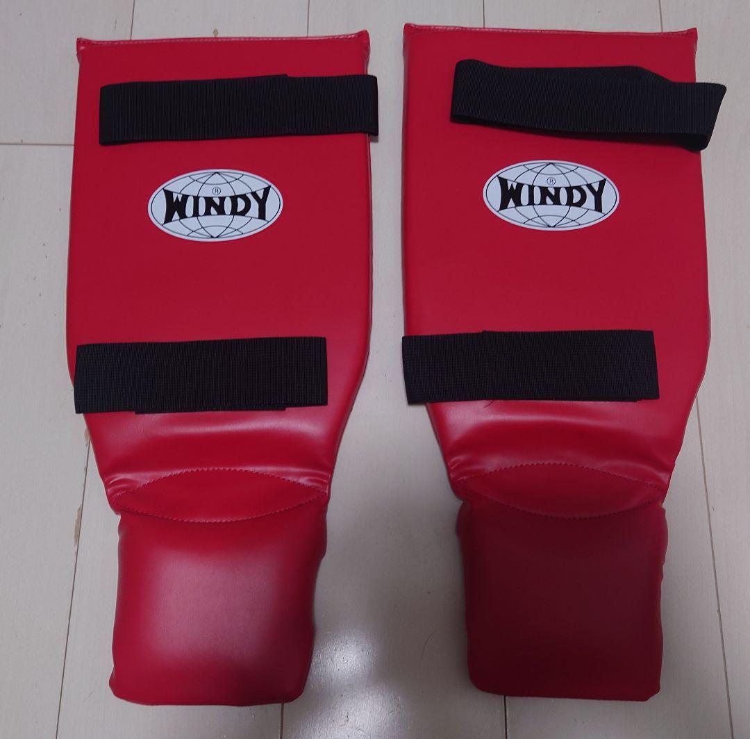 WINDY レッグプロテクター 赤 Lサイズ
