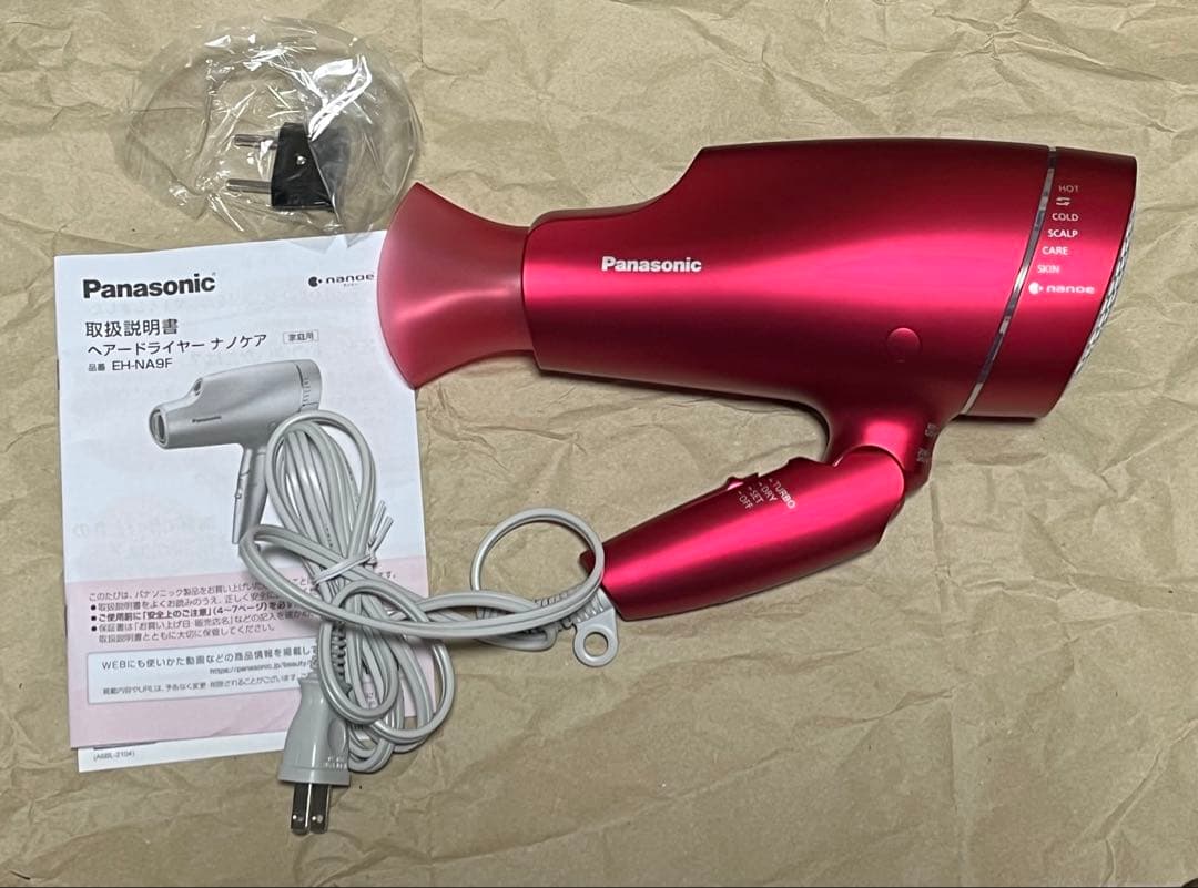 Panasonic EH-NA9F-RP PINK ナノケア 海外/国内