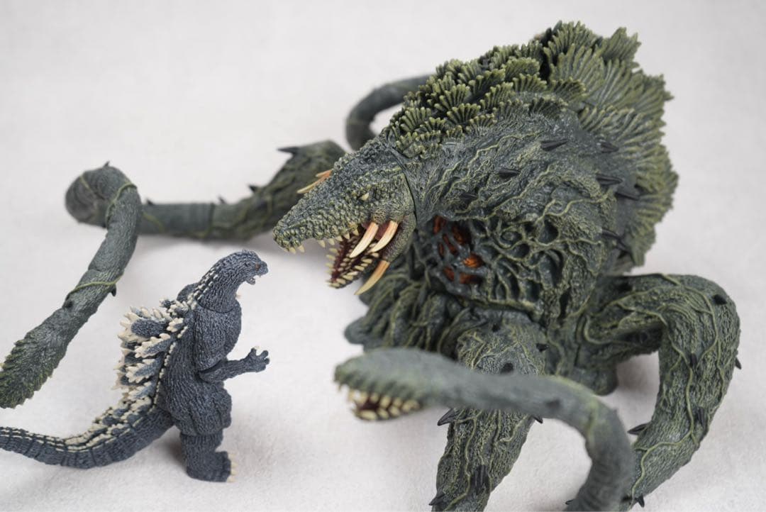 東宝怪獣コレクション ビオランテ ゴジラ 2体セットデアゴスティーニ 茨木彰