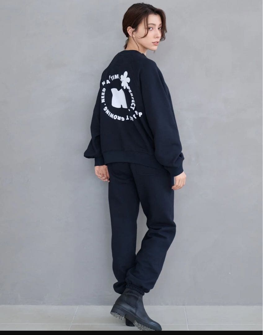 ナップタイム naptime. Nissy 西島隆弘 スウェット プルオーバー黒