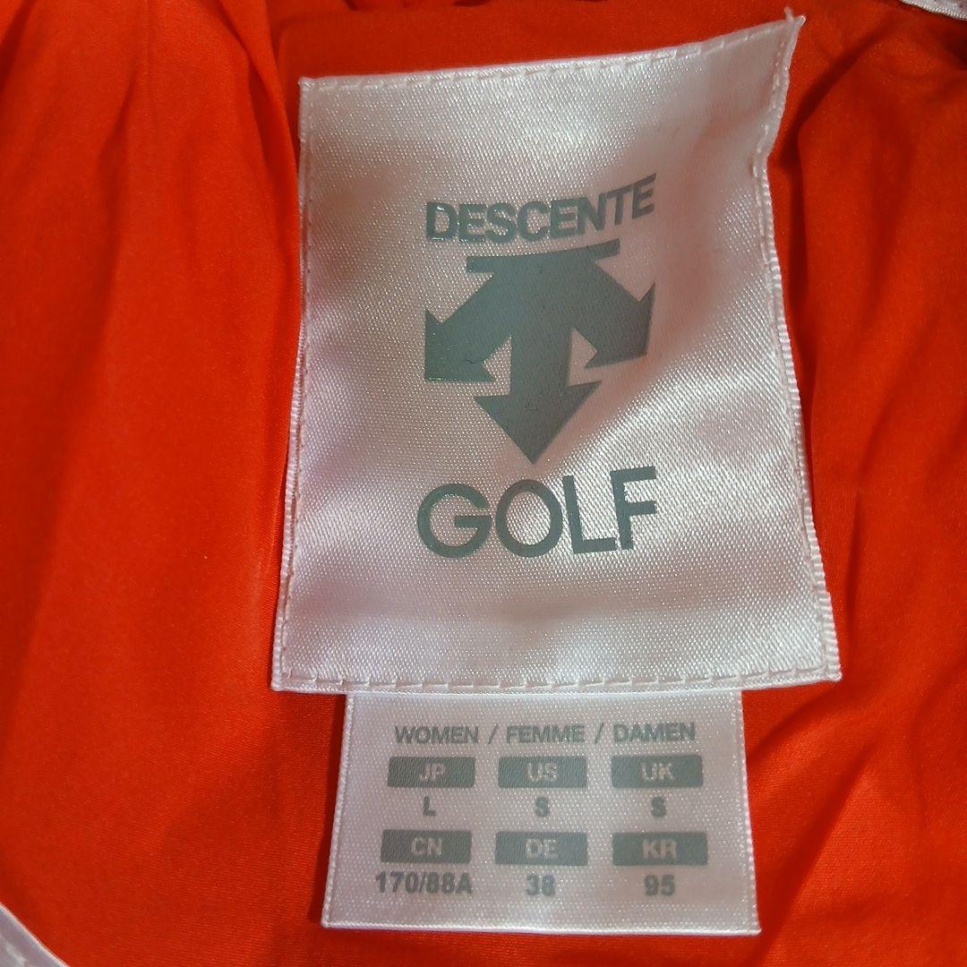 新品未使用　DESCENTE ゴルフジャケット L オレンジ DGWQJK03