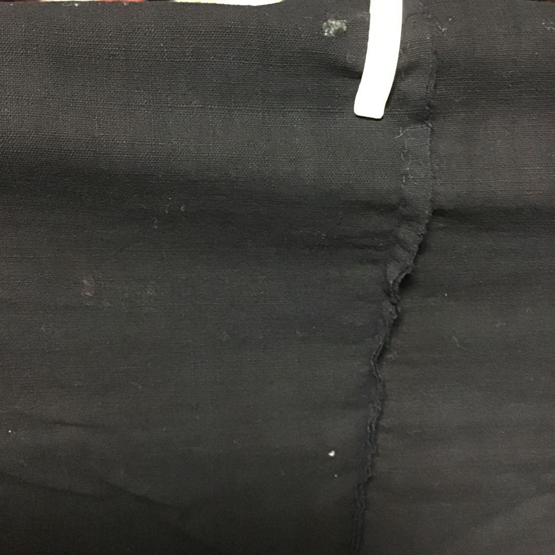 古布藍染め木綿布団表地、４１０